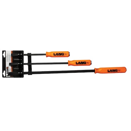 Lang Tools 3 Piece Curved Pry Bar Set 853-3ST